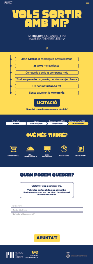 Mailing Licitacio Mercat Lloret 2025