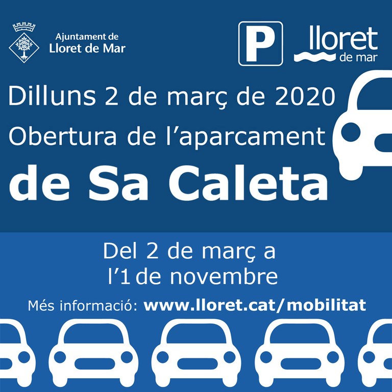 Inici funcionament de laparcament de Sa Caleta