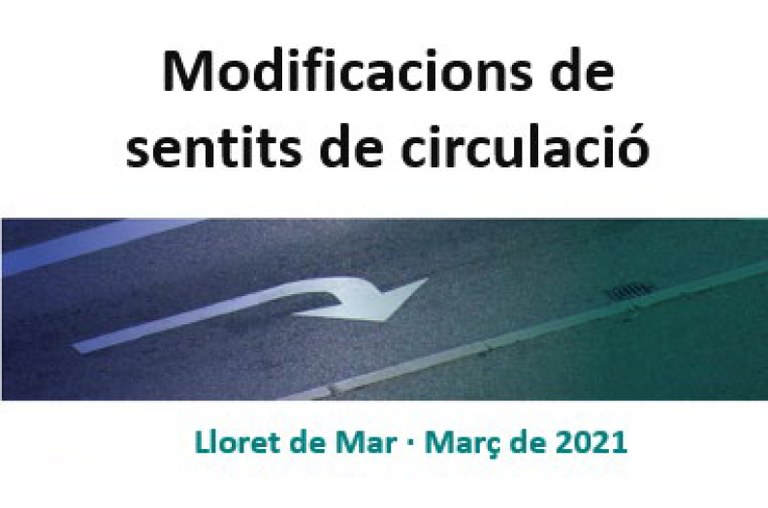 Modificacions de sentits de circulació