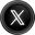 Twitter X Circle Icon PNG