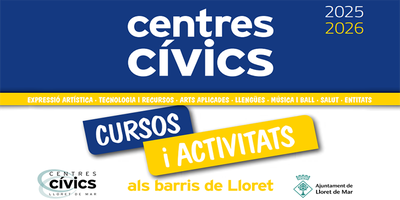 Cursos i Tallers dels Centre Cívics 2025-26