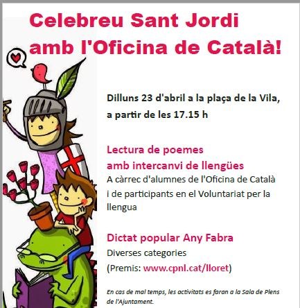 Celebreu Sant Jordi amb l'Oficina de Català!