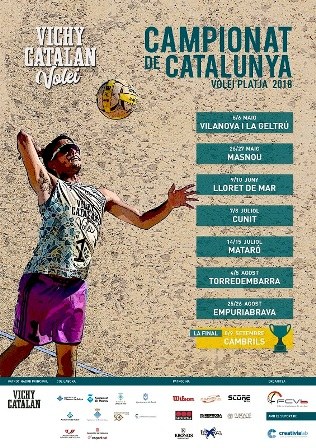 Campionat de Catalunya Vichy Catalan Volei platja 2018