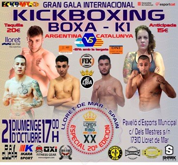 Gran gala internacional de Kick Boxing i Boxa