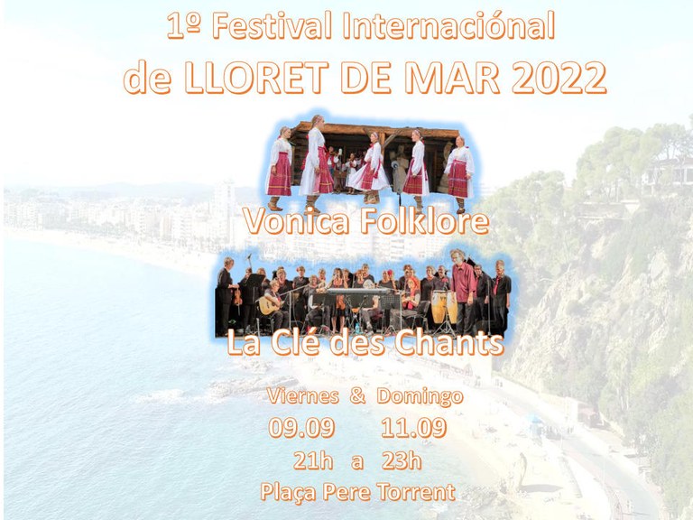 1r Festival Musicale  Internazionale città di  Lloret de Mar 