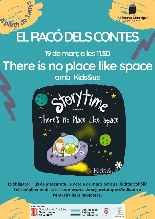 El Racó dels contes. There is no place like space