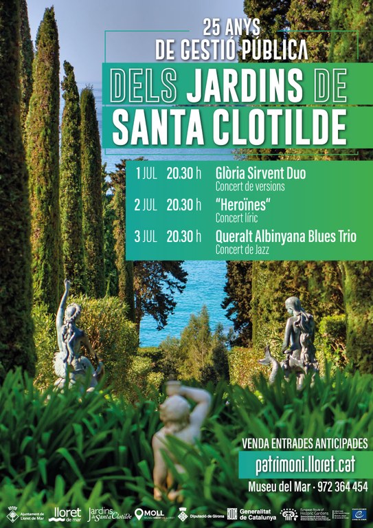 Concerts als Jardins de Santa Clotilde