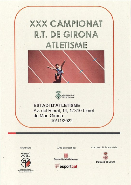Campionat R.T.  de Girona Atletisme