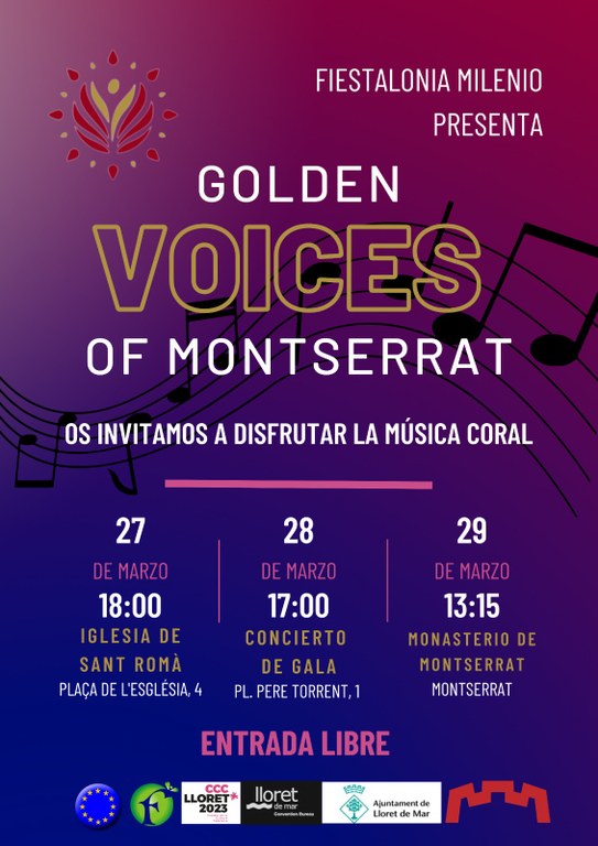 Concert de Gala GOLDEN VOICES OF MONTSERRAT 