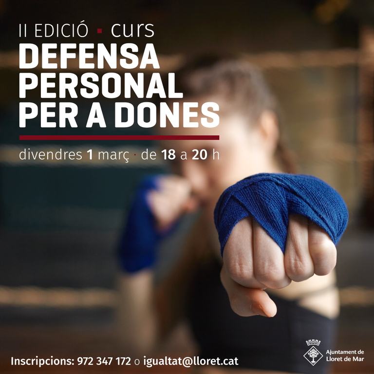 Complet | Segona edició del curs de defensa personal per a dones